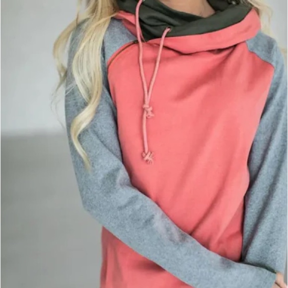 Ampersand Avenue Double Hoodie Sweatshirt XS